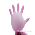 Beauty rosa che produce guanti spa salone guanti di nitrile
